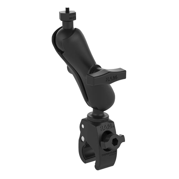 RAM Mount RAM Tough-Ball Camera Mount w/RAM Tough-Claw Small Clamp Base [RAM-400-379-252025U] - Premium Camera Mounts from RAM Mounting Systems - Just $76.99! Shop now at Brushy Creek Marine