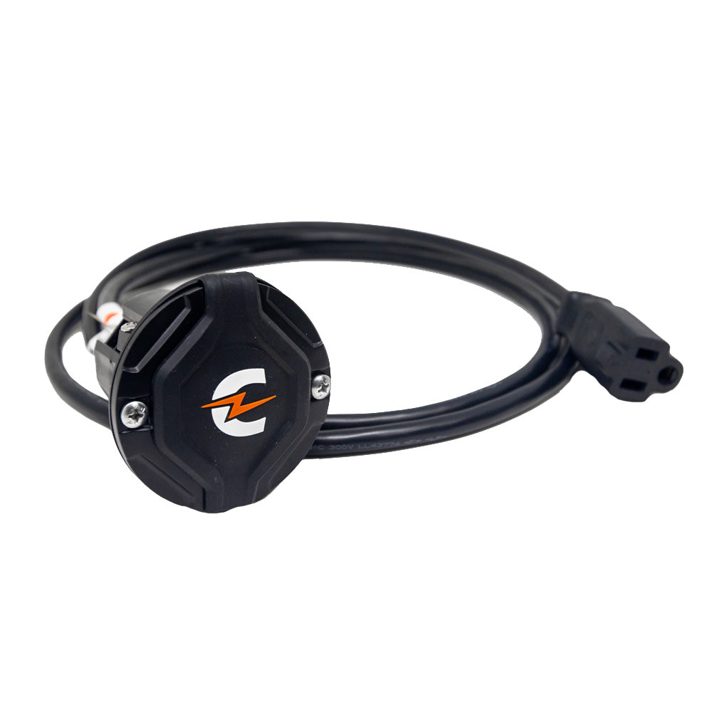 Power-Pole Charge Plug Port w/6 ft. AC Extension [CH-AC-EXT-6] - Premium Anchoring Accessories from Power-Pole - Just $29.99! Shop now at Brushy Creek Marine