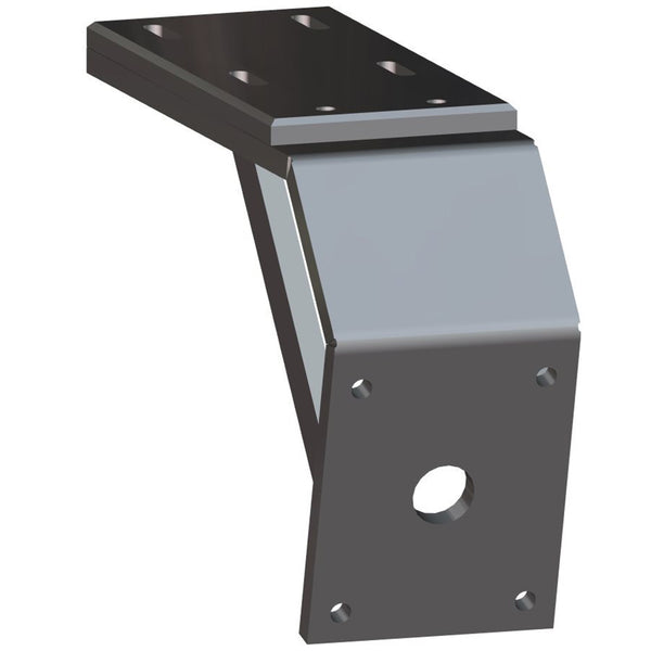 Power-Pole Deck Mount - 8" Aft - 6" Drop - Black [PK-D-8-6-U-BK] - Premium Anchoring Accessories from Power-Pole - Just $349.99! Shop now at Brushy Creek Marine