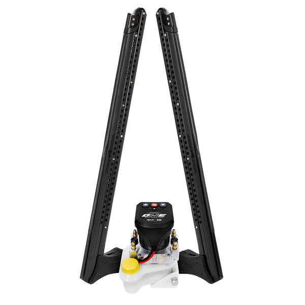 Power-Pole Blade ONE Pump BLS Shallow Water Anchor System - 10' - Dual Blade - Matte Black [PP-2-BLS-10-MB] - Premium Anchors from Power-Pole - Just $4999.99! Shop now at Brushy Creek Marine