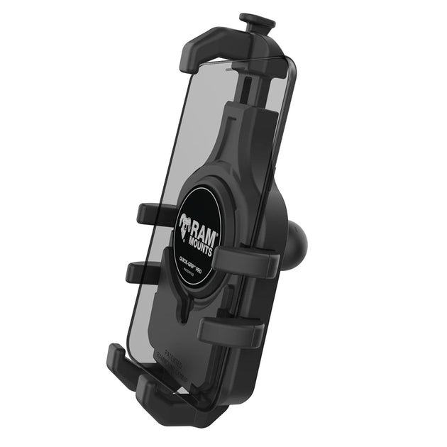 RAM Mount RAM Quick-Grip Pro Phone Holder w/Ball [RAM-HOL-PD5BU] - Premium Cell Phone Mounts from RAM Mounting Systems - Just $94.49! Shop now at Brushy Creek Marine