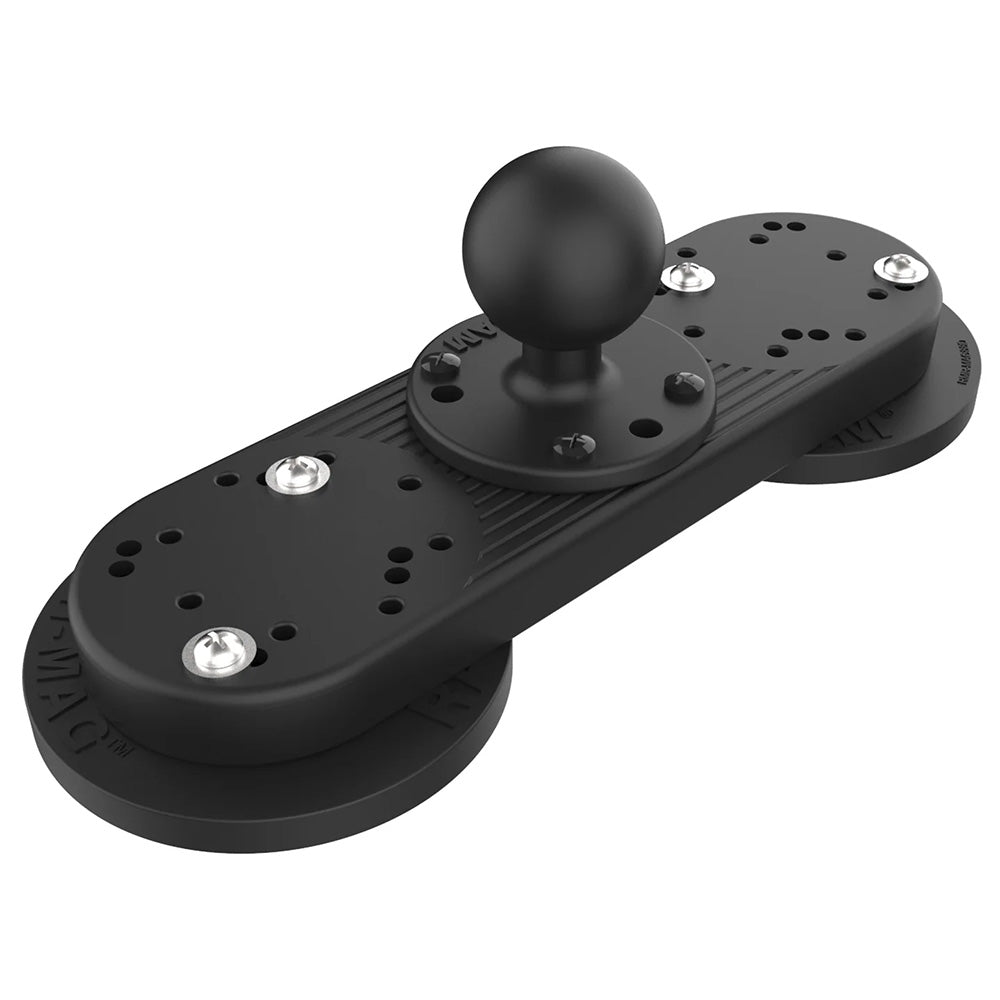 RAM Mount RAM Tough-Mag Double Magnetic Ball Base [RAM-202-333-MAG88U] - Premium C Size from RAM Mounting Systems - Just $149.49! Shop now at Brushy Creek Marine