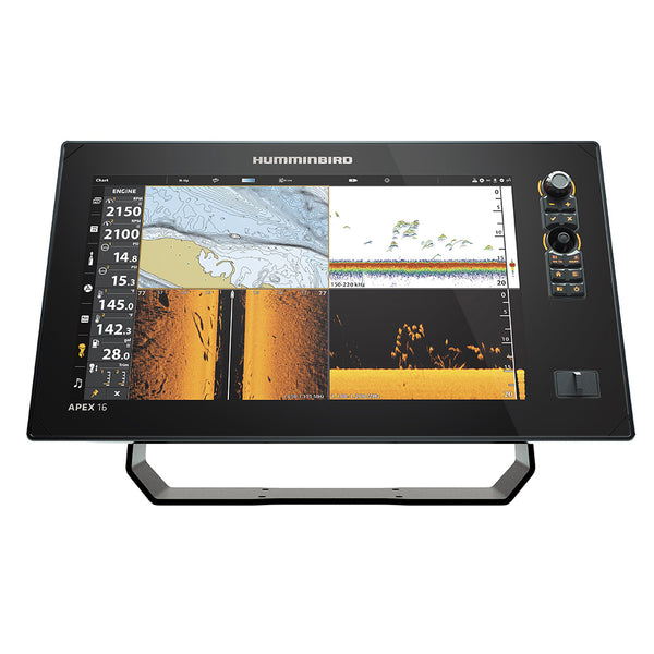 Humminbird APEX 16 VX MSI+ Chartplotter/Fishfinder w/Transom Mount Transducer [411500-1VX] - Premium GPS - Fishfinder Combos from Humminbird - Just $3699.99! Shop now at Brushy Creek Marine