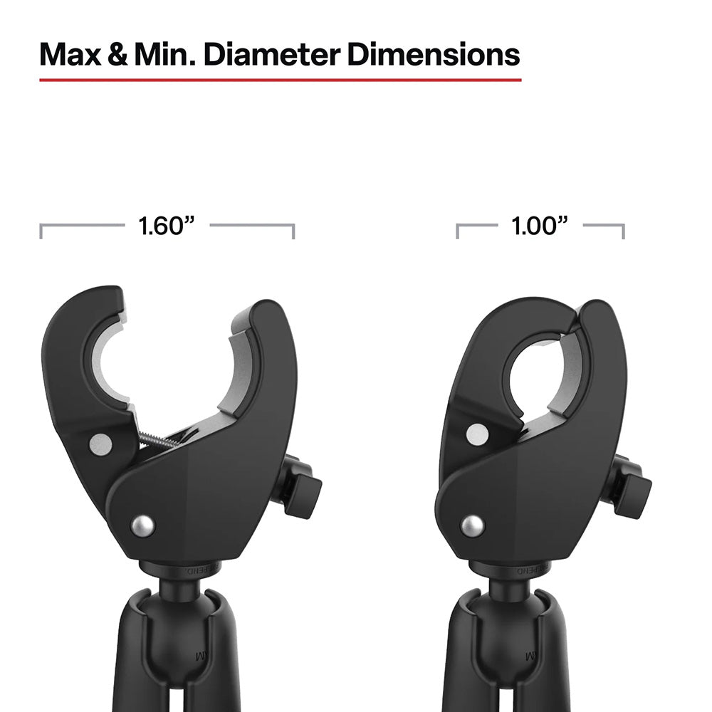 RAM Mount RAM Trolling Motor Stabilizer w/Tough-Claw 1 - 1.6 Clamp Bases [RAP-404-404U] - Premium Trolling Motor Accessories from RAM Mounting Systems - Just $116.58! Shop now at Brushy Creek Marine
