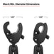RAM Mount RAM Trolling Motor Stabilizer w/Tough-Claw 1 - 1.6 Clamp Bases [RAP-404-404U] - Premium Trolling Motor Accessories from RAM Mounting Systems - Just $116.58! Shop now at Brushy Creek Marine