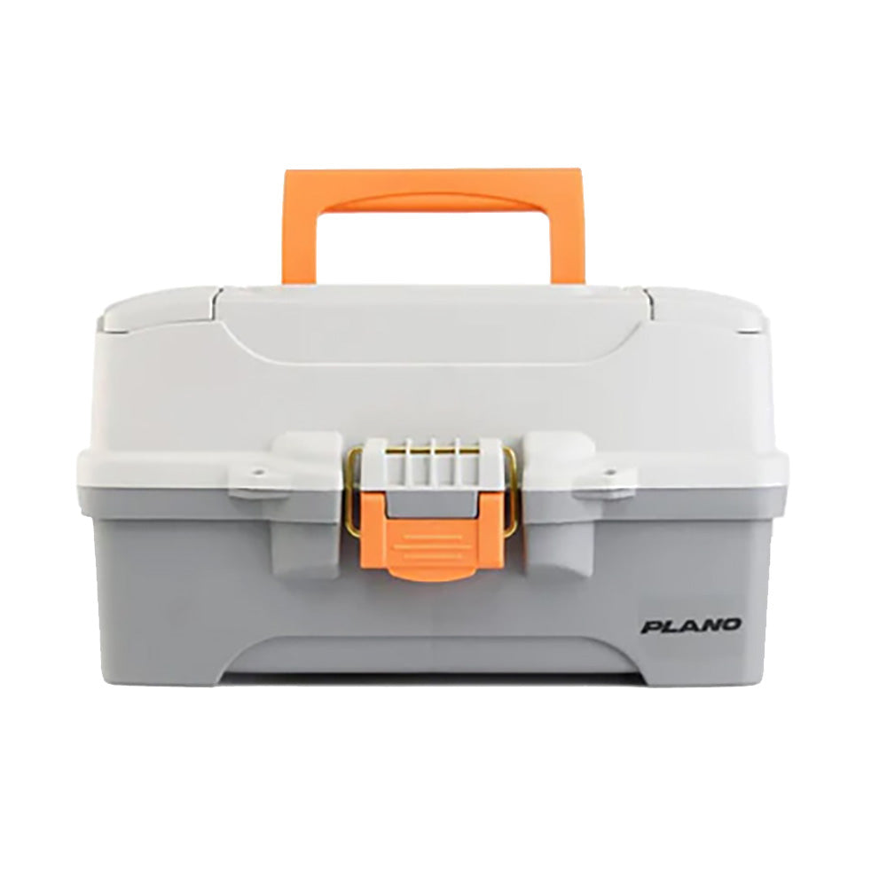 Plano Two-Tray Tackle Box - Light Grey/Dark Grey [P000403] - Premium Tackle Storage from Plano - Just $19.99! Shop now at Brushy Creek Marine