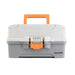 Plano Two-Tray Tackle Box - Light Grey/Dark Grey [P000403] - Premium Tackle Storage from Plano - Just $19.99! Shop now at Brushy Creek Marine