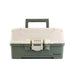 Plano Two-Tray Tackle Box - Green/Tan [P000404] - Premium Tackle Storage from Plano - Just $19.99! Shop now at Brushy Creek Marine