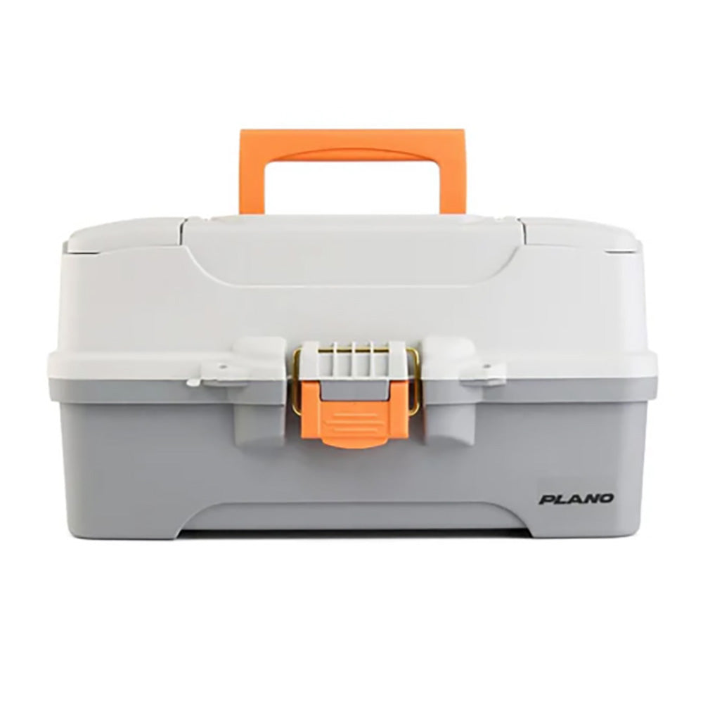 Plano Three-Tray Tackle Box - Light Grey/Dark Grey [P000406] - Premium Tackle Storage from Plano - Just $24.99! Shop now at Brushy Creek Marine