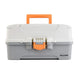 Plano Three-Tray Tackle Box - Light Grey/Dark Grey [P000406] - Premium Tackle Storage from Plano - Just $24.99! Shop now at Brushy Creek Marine