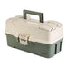 Plano Three-Tray Tackle Box - Green/Tan [P000407] - Premium Tackle Storage from Plano - Just $24.99! Shop now at Brushy Creek Marine