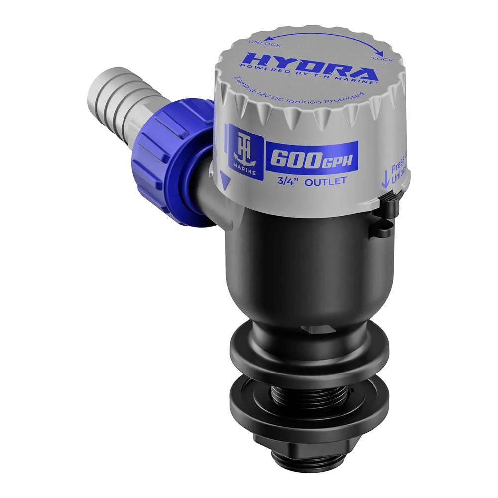 T-H Marine HYDRA Livewell Pump - 600 GPH - 12V - Short Nozzle [PMP-LWS6-DP] - Premium Bilge Pumps from T-H Marine Supplies - Just $64.99! Shop now at Brushy Creek Marine