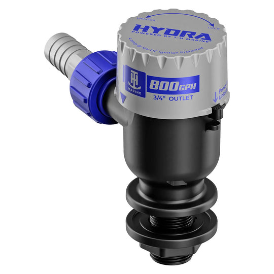 T-H Marine HYDRA Livewell Pump - 800 GPH - 12V - Short Nozzle [PMP-LWS8-DP] - Premium Bilge Pumps from T-H Marine Supplies - Just $94.99! Shop now at Brushy Creek Marine