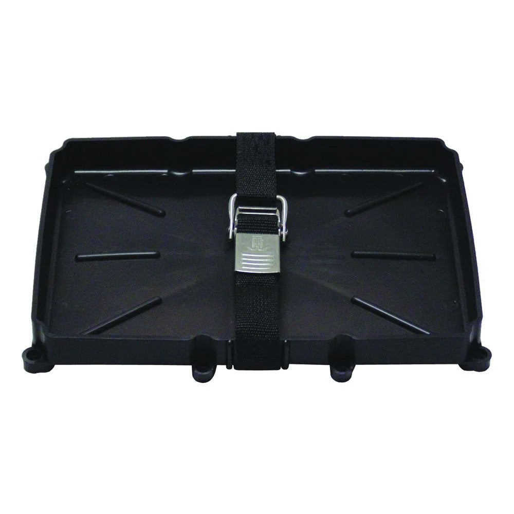 T-H Marine 24 Series Battery Holder Tray w/Stainless Buckled Strap [NBH-24-SSC-DP] - Premium Battery Management from T-H Marine Supplies - Just $20.99! Shop now at Brushy Creek Marine