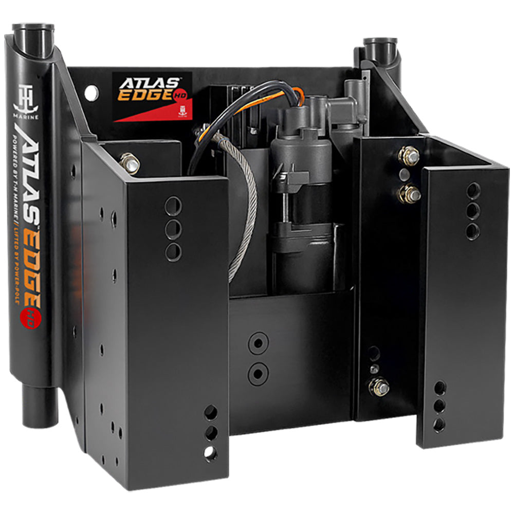 T-H Marine ATLAS EDGE 10" Set Back Hydraulic Jack Plate - Heavy Duty - Black [AHJE-10VHD-B-DP] - Premium Jack Plates from T-H Marine Supplies - Just $3389.95! Shop now at Brushy Creek Marine