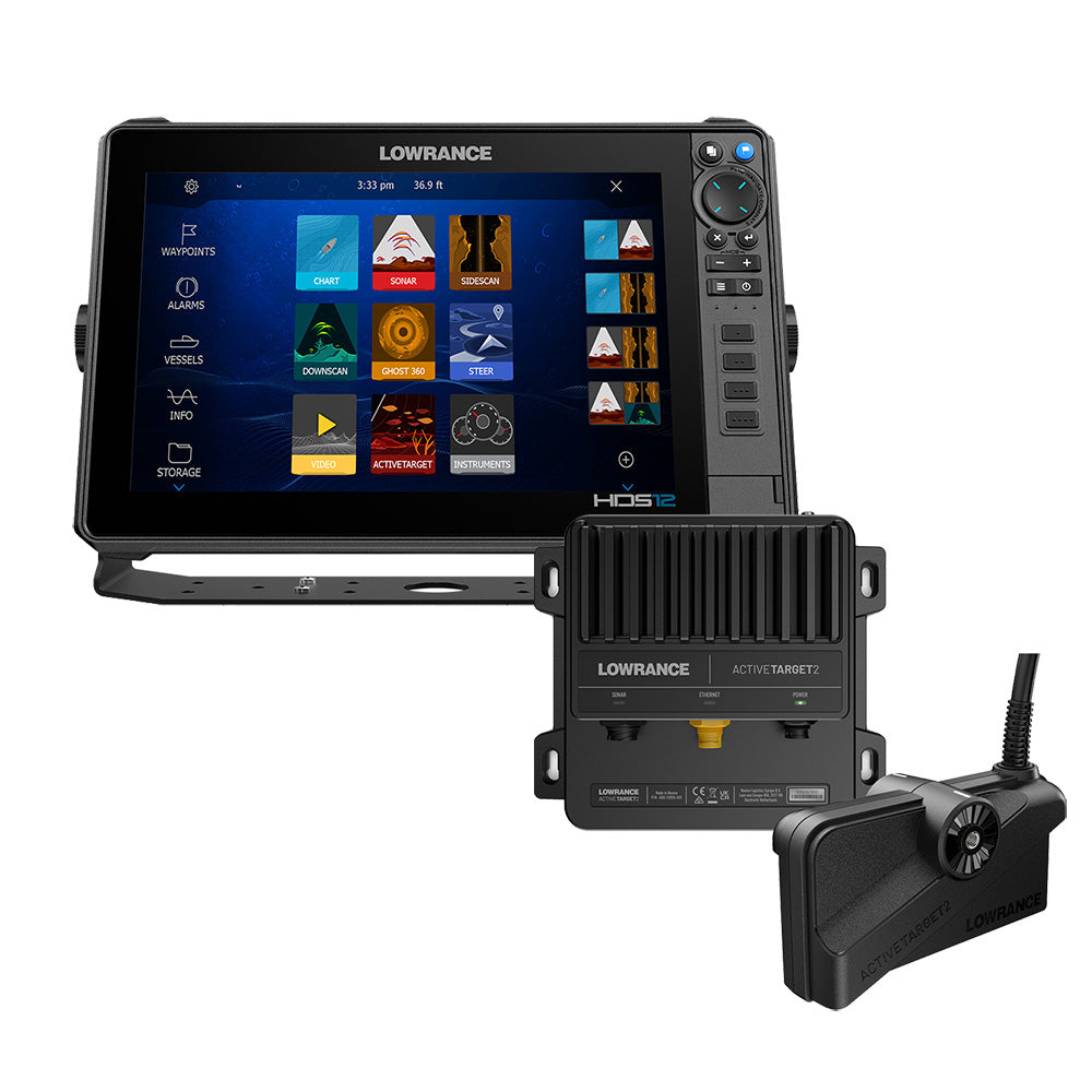 Lowrance HDS PRO 12 w/Preloaded C-MAP DISCOVER OnBoard - No Transducer  ActiveTarget 2 Bundle [000-16662-001] - Premium GPS - Fishfinder Combos from Lowrance - Just $4658.99! Shop now at Brushy Creek Marine