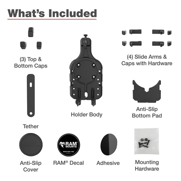 Ram Mount RAM Quick-Grip Pro Phone Holder [RAM-HOL-PD5U] - Premium C Size from RAM Mounting Systems - Just $74.99! Shop now at Brushy Creek Marine