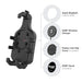 Ram Mount RAM Quick-Grip Pro Phone Holder w/Ball  Vibration Damper [RAM-HOL-PD5BVU] - Premium Cell Phone Mounts from RAM Mounting Systems - Just $127.99! Shop now at Brushy Creek Marine