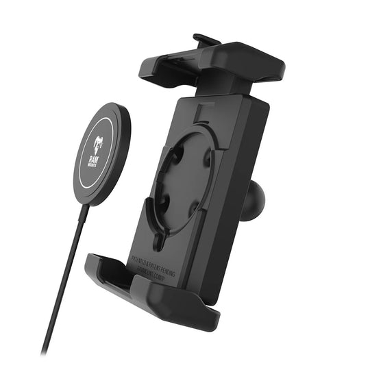 Ram Mount RAM Quick-Grip Pro XL w/Ball  Qi2 15W Wireless Charger [RAM-HOL-PD7B-W2MU] - Premium Cell Phone Mounts from RAM Mounting Systems - Just $158.99! Shop now at Brushy Creek Marine