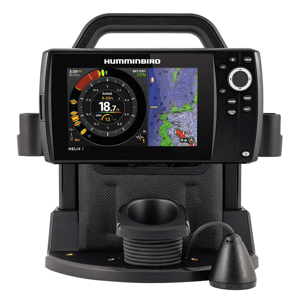 Humminbird ICE HELIX 7 CHIRP GPS G4 All Season w/o Battery [411760-1NB] - Premium Ice Flashers from Humminbird - Just $699.99! Shop now at Brushy Creek Marine
