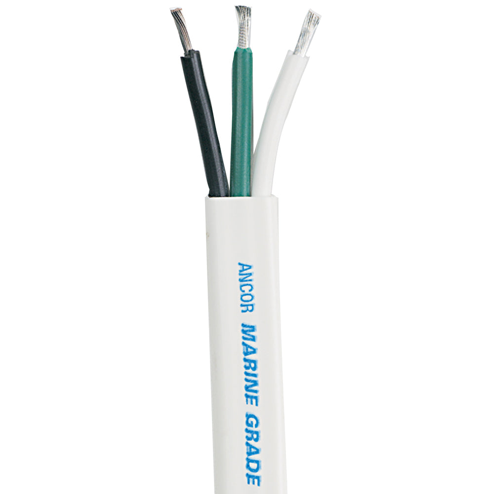 Ancor White Triplex Cable - 10/3 AWG - White/Black/Green *Sold by the Foot [1311-FT] - Premium Wire from Ancor - Just $4.99! Shop now at Brushy Creek Marine