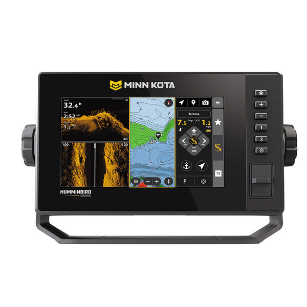Minn Kota X7 CMSI VX 7" GPS/Fishfinder w/Transom Mount Transducer [412420-1VX] - Premium GPS - Fishfinder Combos from Minn Kota - Just $1199.99! Shop now at Brushy Creek Marine