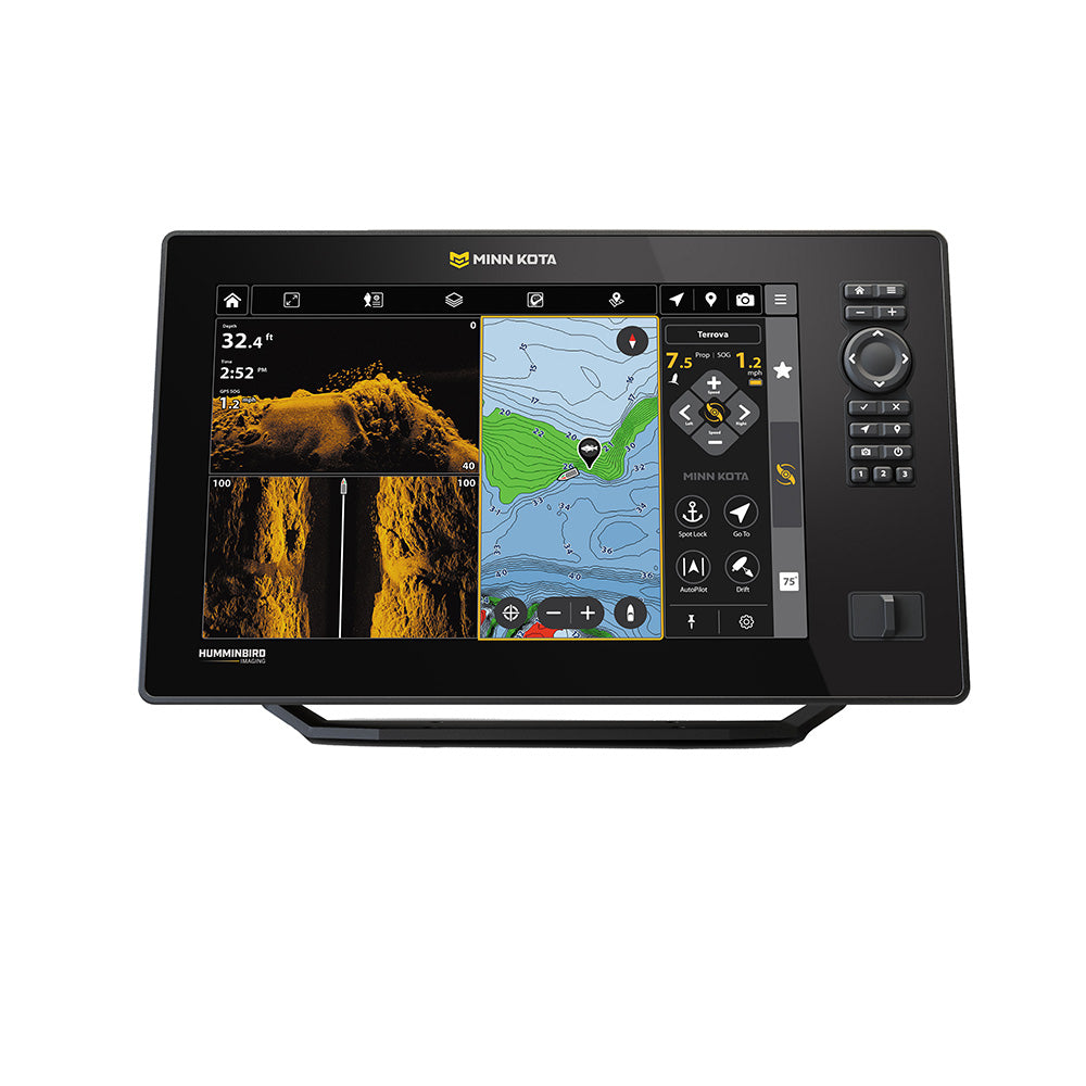 Minn Kota X12 CMSI+ VX 12" GPS/Fishfinder w/Transom Mount Transducer [412390-1VX] - Premium GPS - Fishfinder Combos from Minn Kota - Just $3099.99! Shop now at Brushy Creek Marine