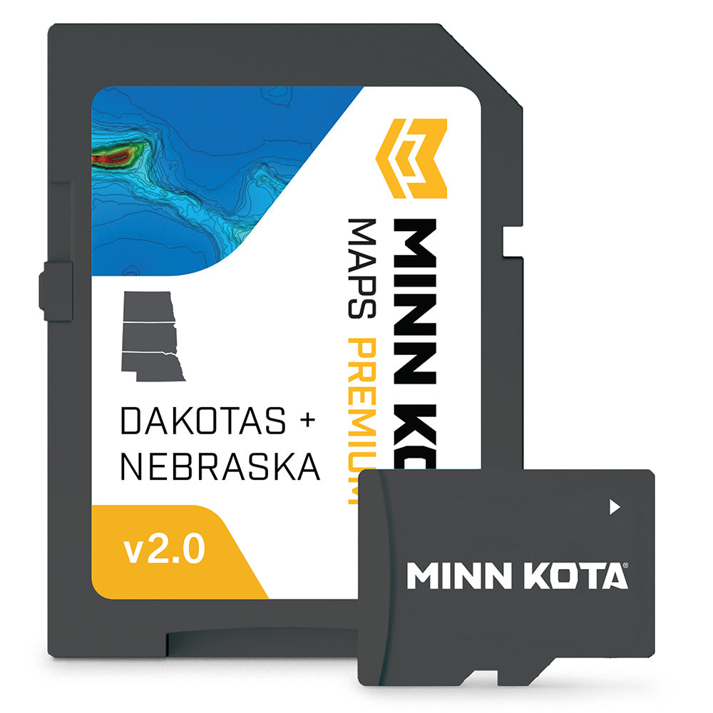 Minn Kota Maps Premium - Dakota + Nebraska v2.0 [602001-2] - Premium Humminbird from Minn Kota - Just $229.99! Shop now at Brushy Creek Marine