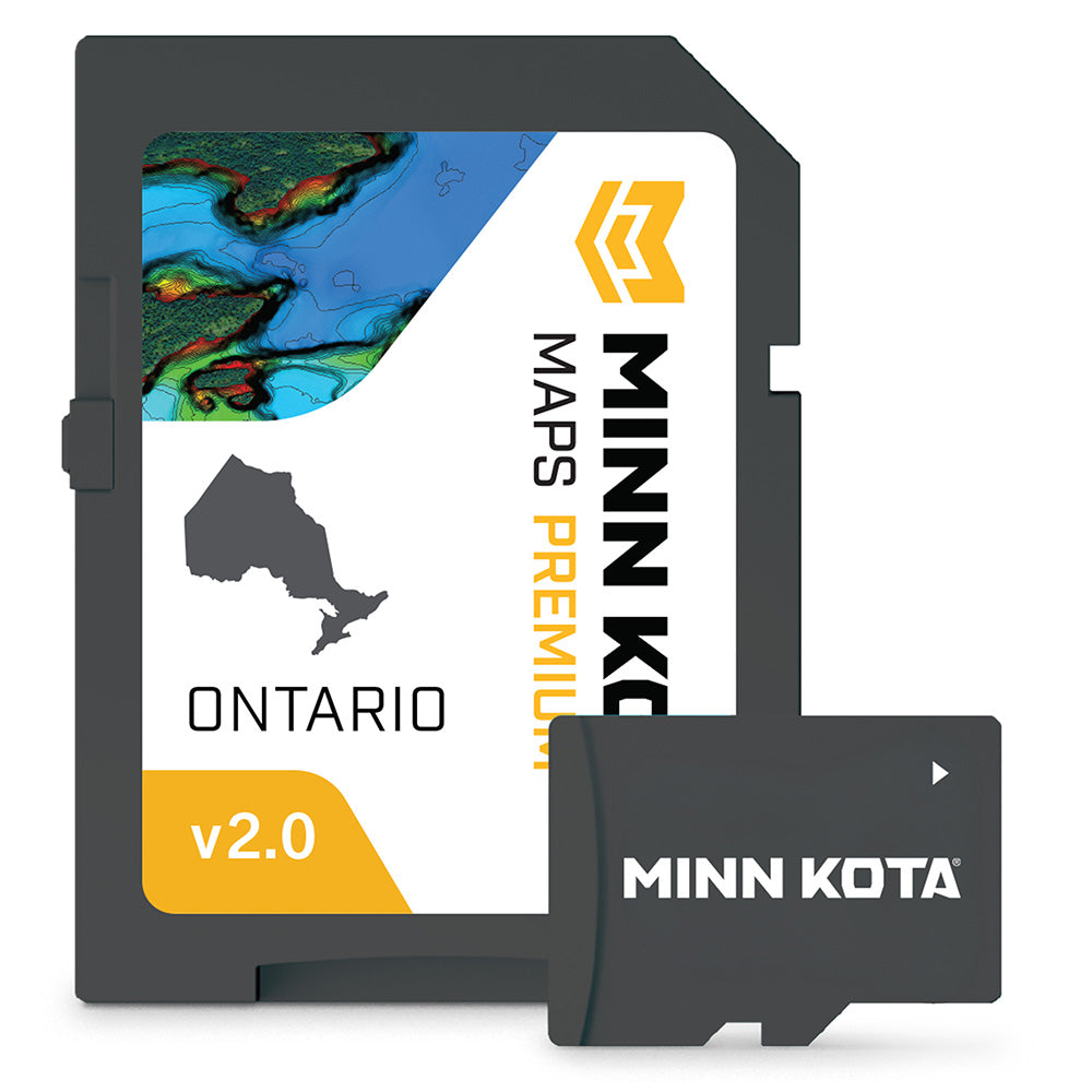 Minn Kota Maps Premium - Ontario v2.0 [602020-2] - Premium Humminbird from Minn Kota - Just $269.99! Shop now at Brushy Creek Marine