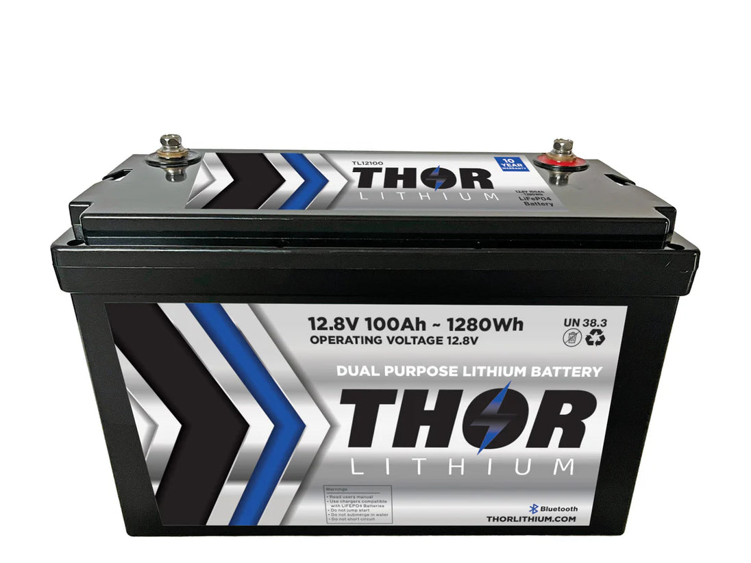 Thor Lithium 12v 100Ah Battery - Premium Lithium Battery from Brushy Creek Marine - Just $799! Shop now at Brushy Creek Marine