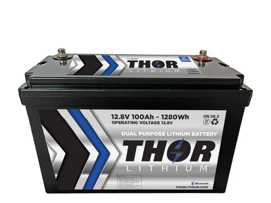 Thor Lithium 12v 100Ah Battery - Premium Lithium Battery from Brushy Creek Marine - Just $799! Shop now at Brushy Creek Marine