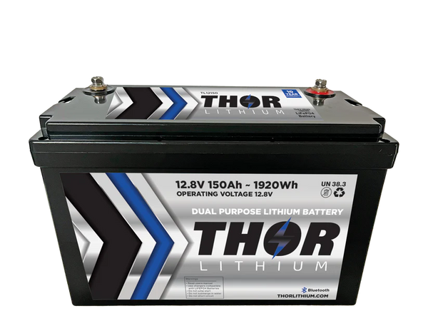 Thor Lithium 12v 150Ah Battery - Premium Lithium Battery from Brushy Creek Marine - Just $1199! Shop now at Brushy Creek Marine