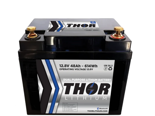 Thor Lithium 12v 48Ah Battery - Premium Lithium Battery from Brushy Creek Marine - Just $389! Shop now at Brushy Creek Marine