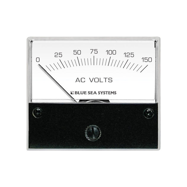 Blue Sea 9353 AC Analog Voltmeter 0-150V AC [9353] - Premium Meters & Monitoring from Blue Sea Systems - Just $61.99! Shop now at Brushy Creek Marine