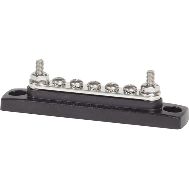 Blue Sea 2304 MiniBus 100 Ampere Common BusBar 5 x 8-32 Screw Terminal [2304] - Premium Busbars, Connectors & Insulators from Blue Sea Systems - Just $18.99! Shop now at Brushy Creek Marine