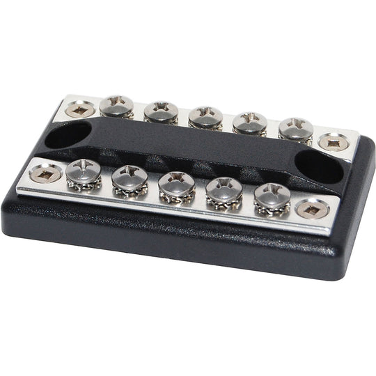 Blue Sea 2701 DualBus 100 Ampere Common BusBars 5 x 8-32 Screw Terminal [2701] - Premium Busbars, Connectors & Insulators from Blue Sea Systems - Just $29.99! Shop now at Brushy Creek Marine