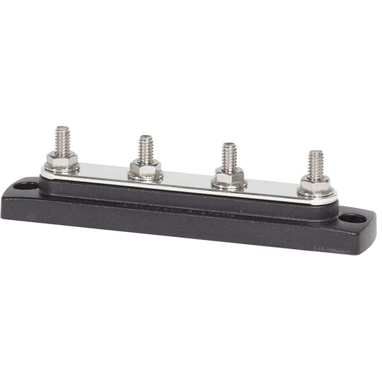 Blue Sea 2303 150AMP Common BusBar 4 x 1/4" Stud Terminal [2303] - Premium Busbars, Connectors & Insulators from Blue Sea Systems - Just $32.99! Shop now at Brushy Creek Marine