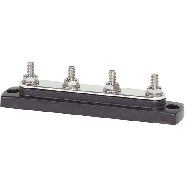 Blue Sea 2303 150AMP Common BusBar 4 x 1/4" Stud Terminal [2303] - Premium Busbars, Connectors & Insulators from Blue Sea Systems - Just $32.99! Shop now at Brushy Creek Marine