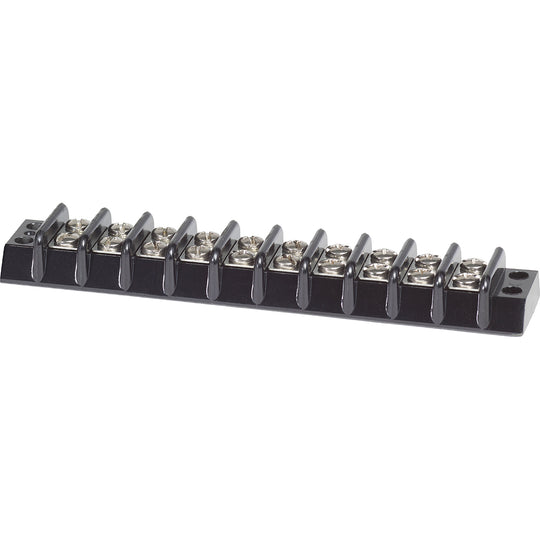 Blue Sea 2510 Terminal Block 30AMP - 10 Circuit [2510] - Premium Busbars, Connectors & Insulators from Blue Sea Systems - Just $18.99! Shop now at Brushy Creek Marine
