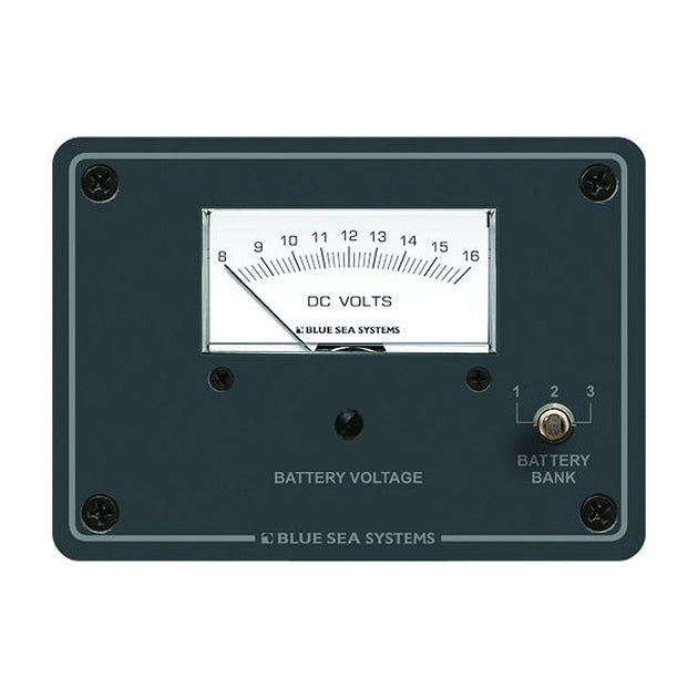 Blue Sea 8015 DC Analog Voltmeter w/Panel [8015] - Premium Meters & Monitoring from Blue Sea Systems - Just $172.99! Shop now at Brushy Creek Marine