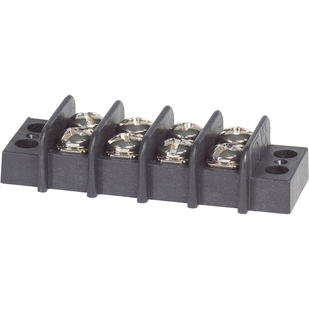 Blue Sea 2404 Terminal Black 20AMP - 4 Circuit [2404] - Premium Busbars, Connectors & Insulators from Blue Sea Systems - Just $8.99! Shop now at Brushy Creek Marine