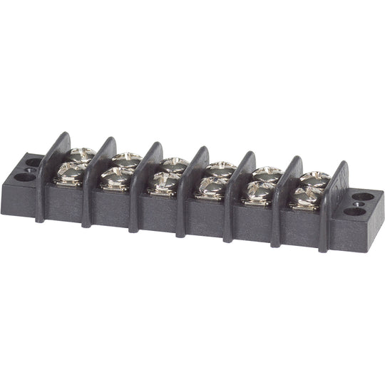 Blue Sea 2406 Terminal Block 20AMP - 6 Circuit [2406] - Premium Busbars, Connectors & Insulators from Blue Sea Systems - Just $10.99! Shop now at Brushy Creek Marine
