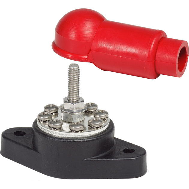 Blue Sea 2101 PowerPost Plus Cable Connector - 1/4" Stud [2101] - Premium Busbars, Connectors & Insulators from Blue Sea Systems - Just $36.99! Shop now at Brushy Creek Marine