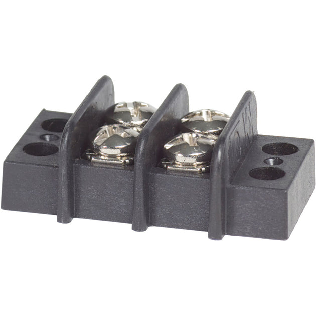 Blue Sea 2402 Terminal Black 20AMP - 2 Circuit [2402] - Premium Busbars, Connectors & Insulators from Blue Sea Systems - Just $7.99! Shop now at Brushy Creek Marine