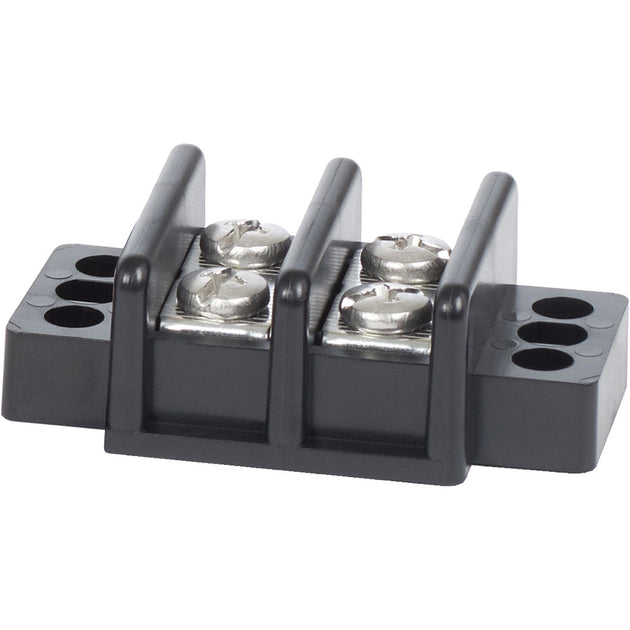 Blue Sea 2502 Terminal Block 30AMP - 2 Circuit [2502] - Premium Busbars, Connectors & Insulators from Blue Sea Systems - Just $7.99! Shop now at Brushy Creek Marine