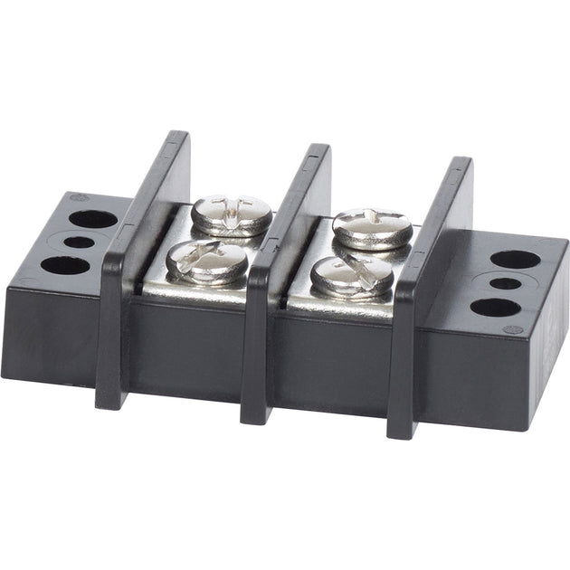 Blue Sea 2602 Terminal Block 65AMP - 2 Circuit [2602] - Premium Busbars, Connectors & Insulators from Blue Sea Systems - Just $13.99! Shop now at Brushy Creek Marine