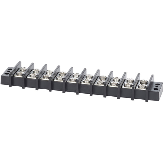 Blue Sea 2610 Terminal Block 65AMP - 10 Circuit [2610] - Premium Busbars, Connectors & Insulators from Blue Sea Systems - Just $43.99! Shop now at Brushy Creek Marine