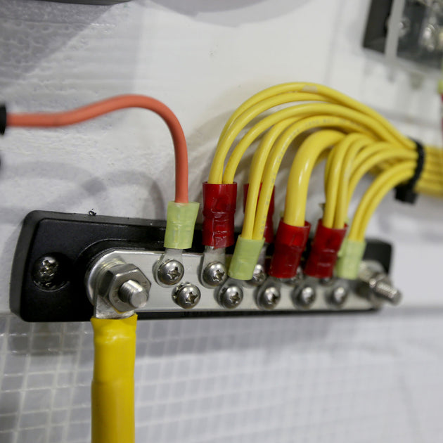Blue Sea 2300 150AMP Common BusBar 10 x #8-32 Screw Terminal w/Cover [2300] - Premium Busbars, Connectors & Insulators from Blue Sea Systems - Just $29.99! Shop now at Brushy Creek Marine