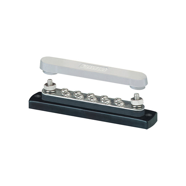 Blue Sea 2300 150AMP Common BusBar 10 x #8-32 Screw Terminal w/Cover [2300] - Premium Busbars, Connectors & Insulators from Blue Sea Systems - Just $29.99! Shop now at Brushy Creek Marine