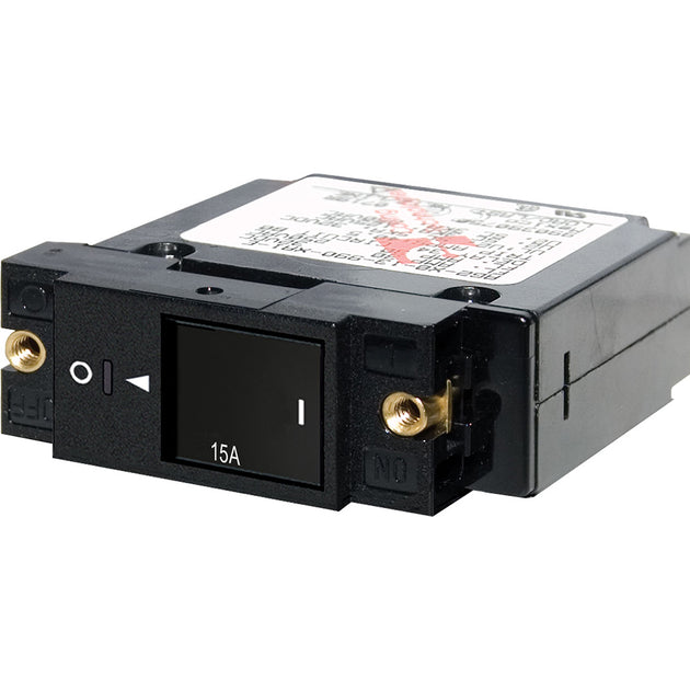 Blue Sea 7428 Single Pole Small Case 2" Slot Reset Rocker Circuit Breaker  -  15 Amp [7428] - Premium Circuit Breakers from Blue Sea Systems - Just $43.99! Shop now at Brushy Creek Marine